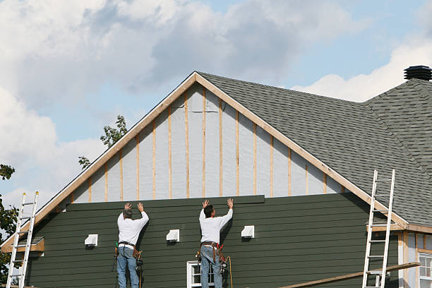 Professional Wood Siding technician working in New Hill, NC